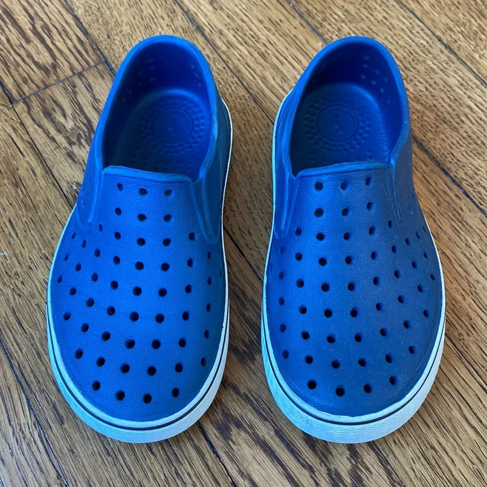 Native Shoes Kids Blue Slip-On Water Shoes